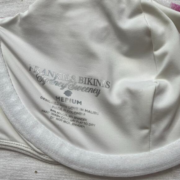 Frankies Bikinis x Sydney Sweeney Bikini Top and Bottom Set M/L Tropical Beach - Picture 5 of 11